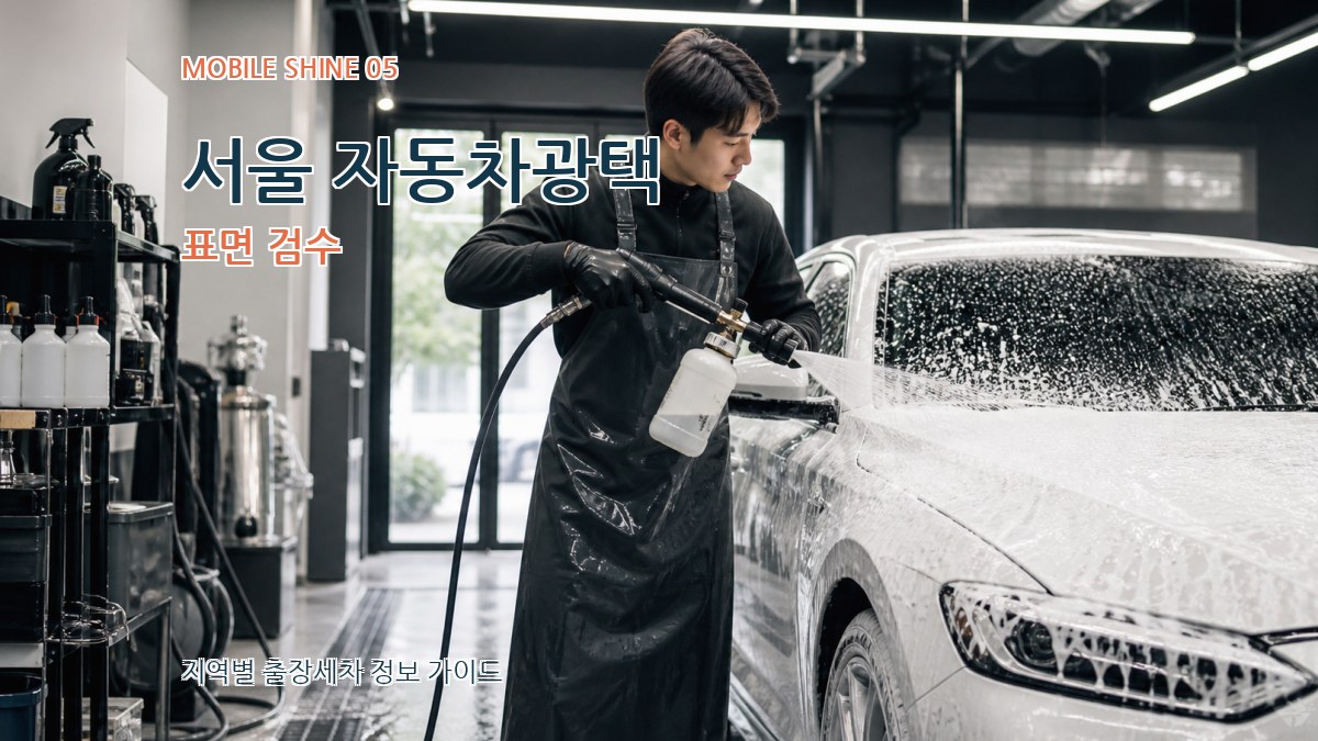 서울 자동차광택 표면 검수
