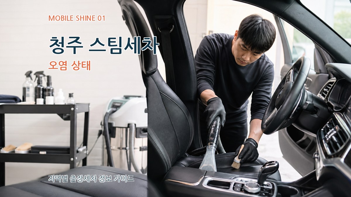 청주 스팀세차
