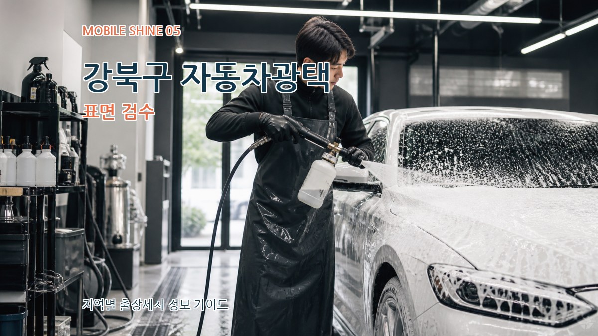 강북구 자동차광택 표면 검수