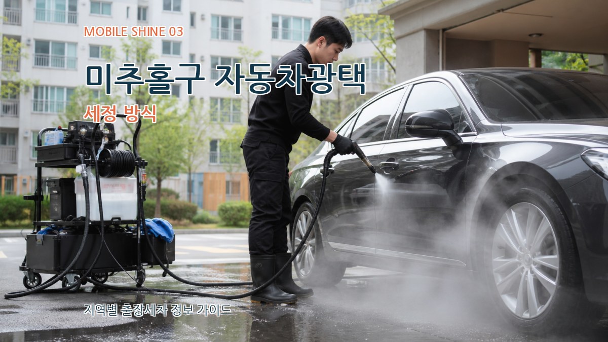 미추홀구 자동차광택 세정 방식