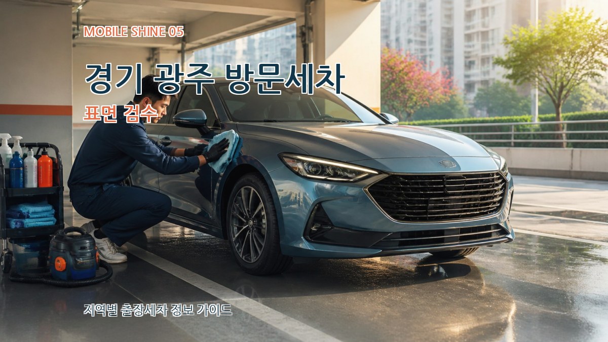 경기 광주 방문세차 표면 검수