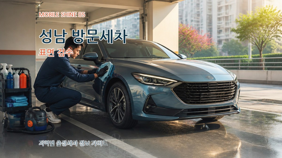 성남 방문세차 표면 검수