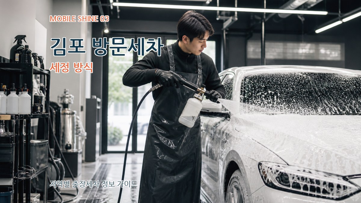 김포 방문세차 세정 방식