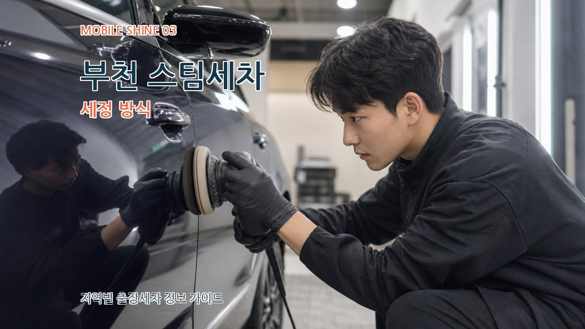 부천 스팀세차 세정 방식