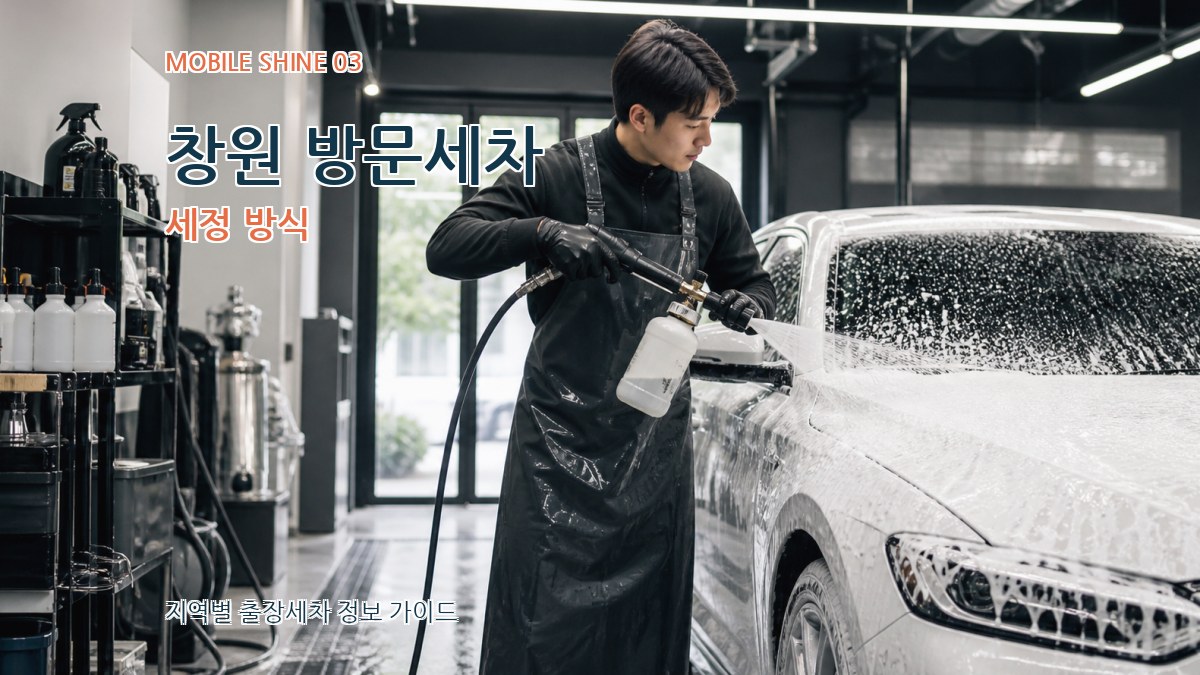 창원 방문세차 세정 방식