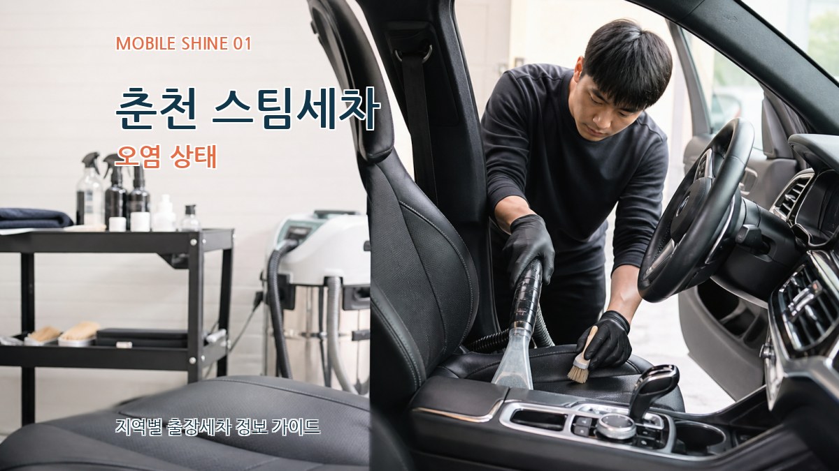 춘천 스팀세차