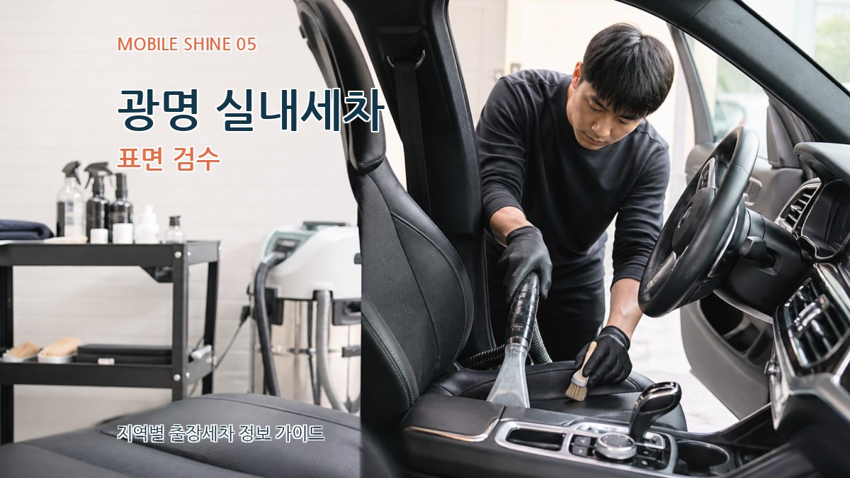 광명 실내세차 표면 검수