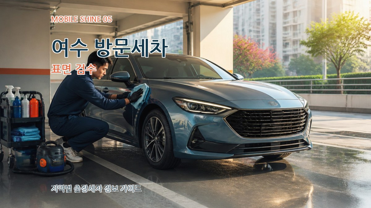 여수 방문세차 표면 검수