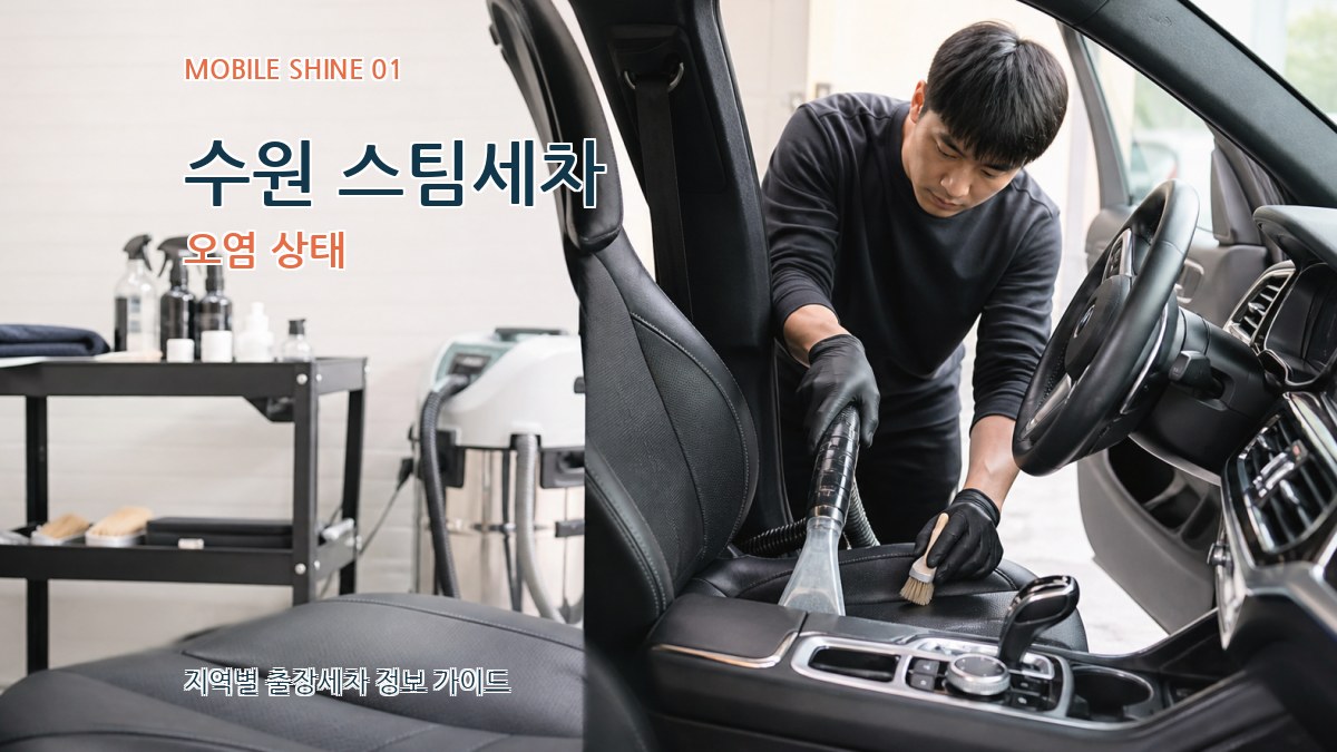 수원 스팀세차