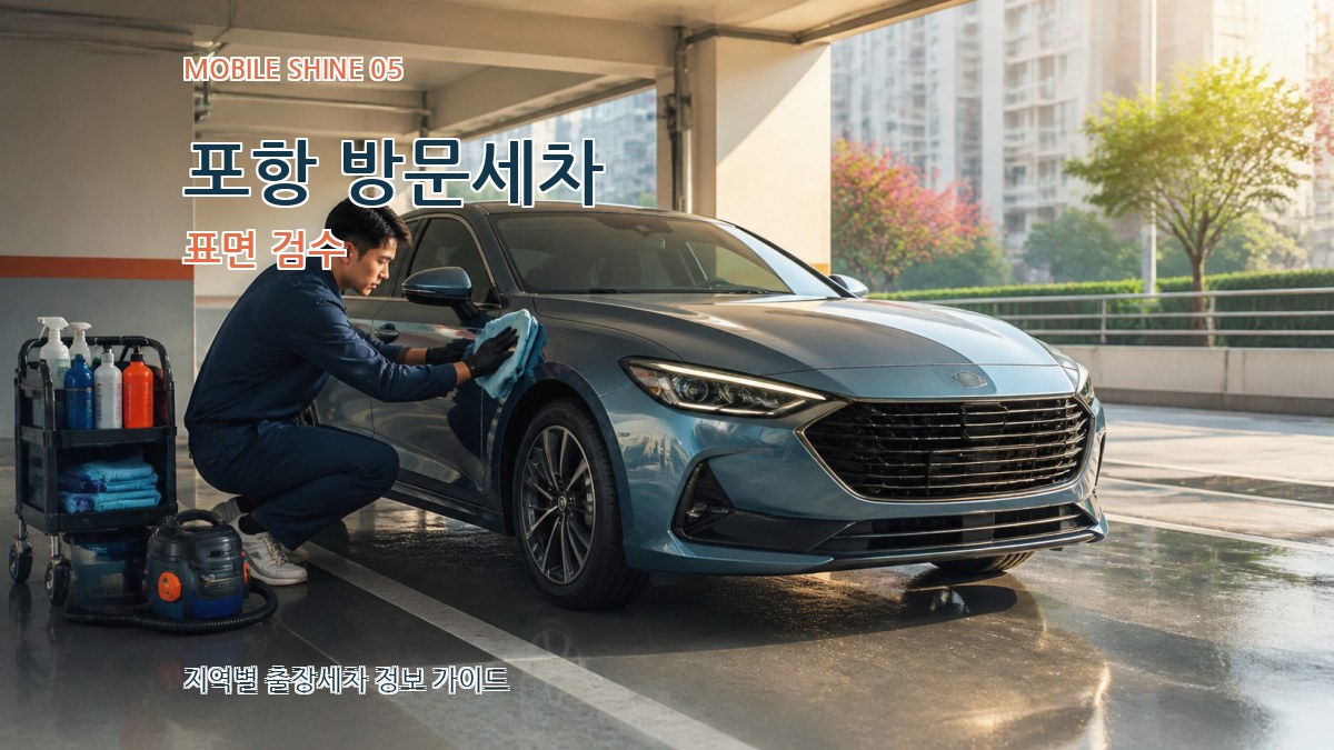 포항 방문세차 표면 검수