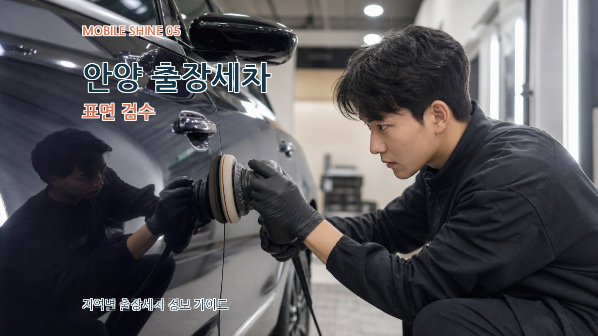 안양 출장세차 표면 검수