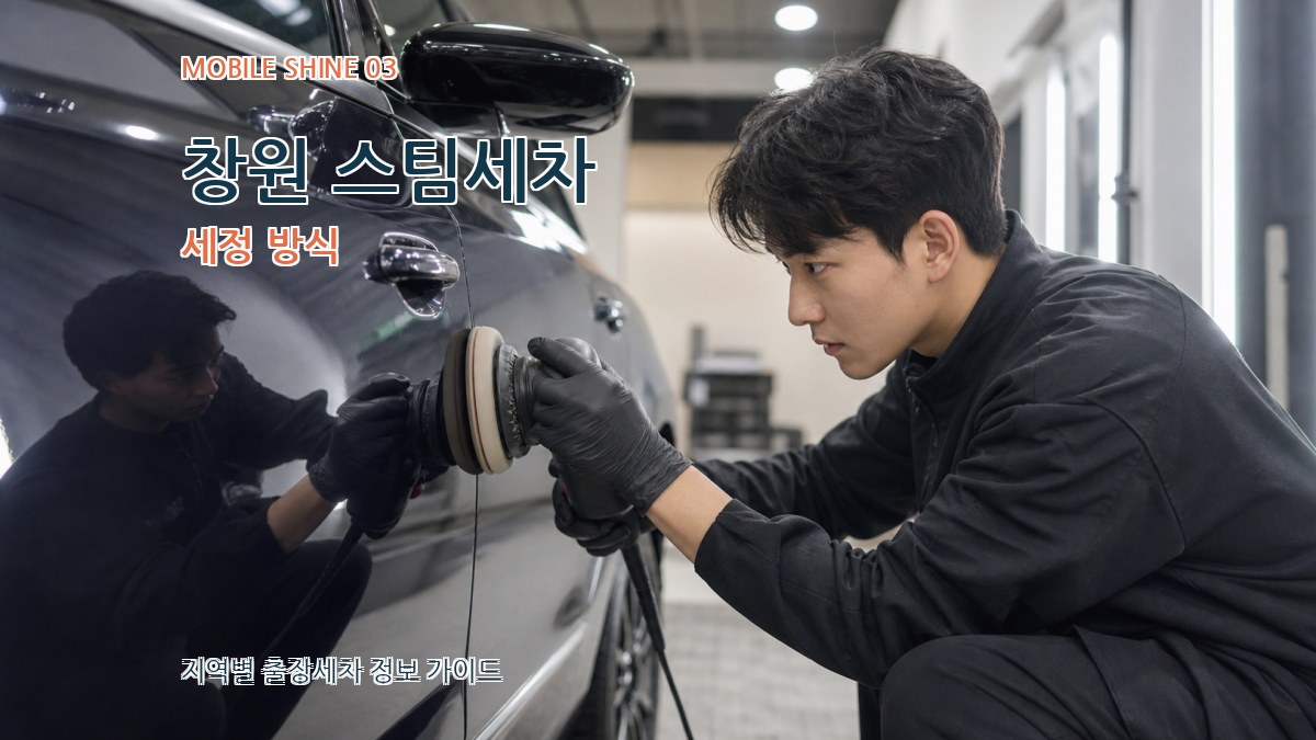 창원 스팀세차 세정 방식