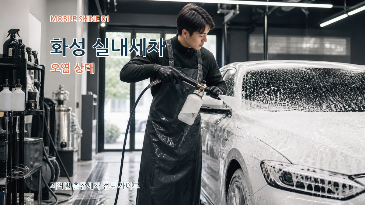화성 실내세차