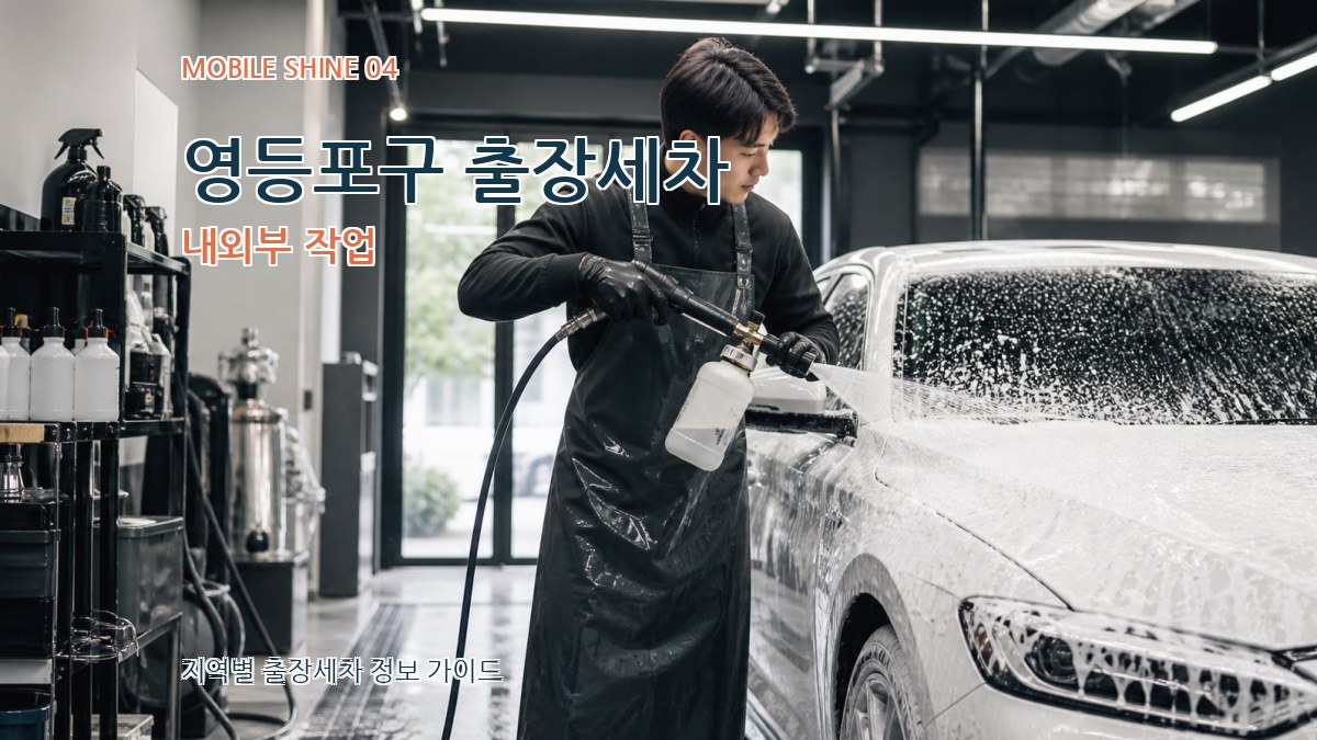 영등포구 출장세차 내외부 작업