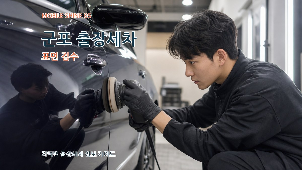 군포 출장세차 표면 검수