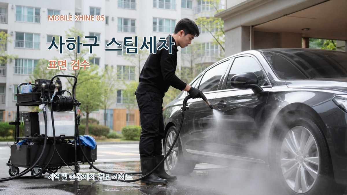 사하구 스팀세차 표면 검수