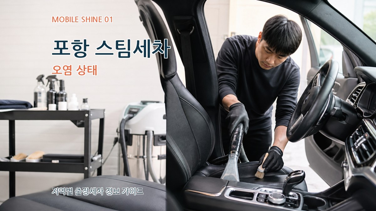 포항 스팀세차