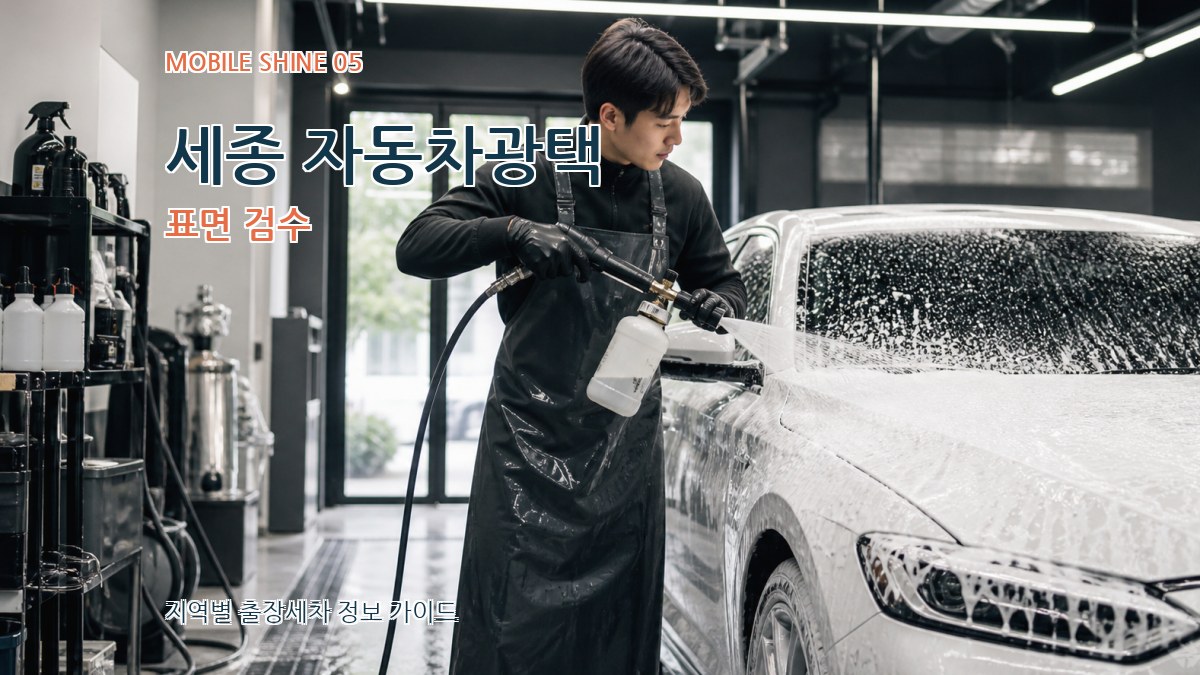 세종 자동차광택 표면 검수
