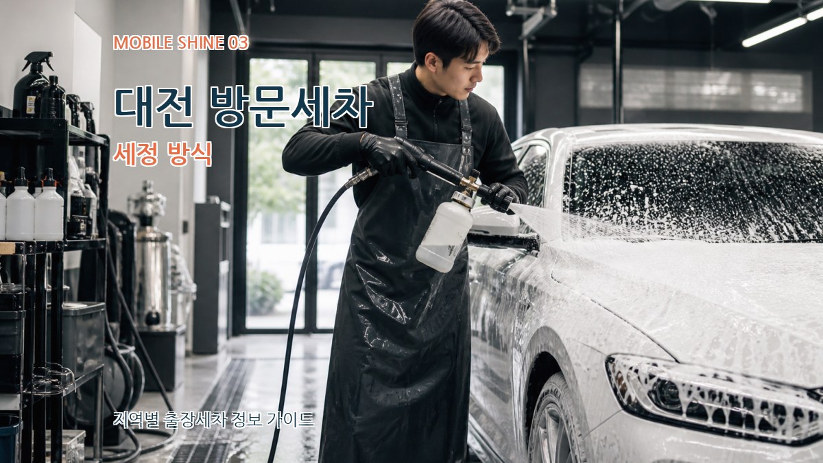 대전 방문세차 세정 방식