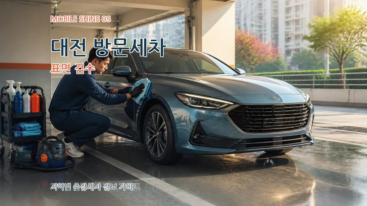 대전 방문세차 표면 검수