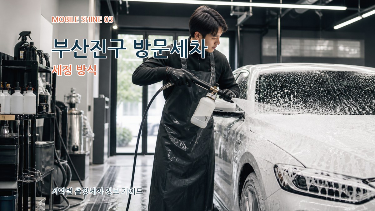 부산진구 방문세차 세정 방식