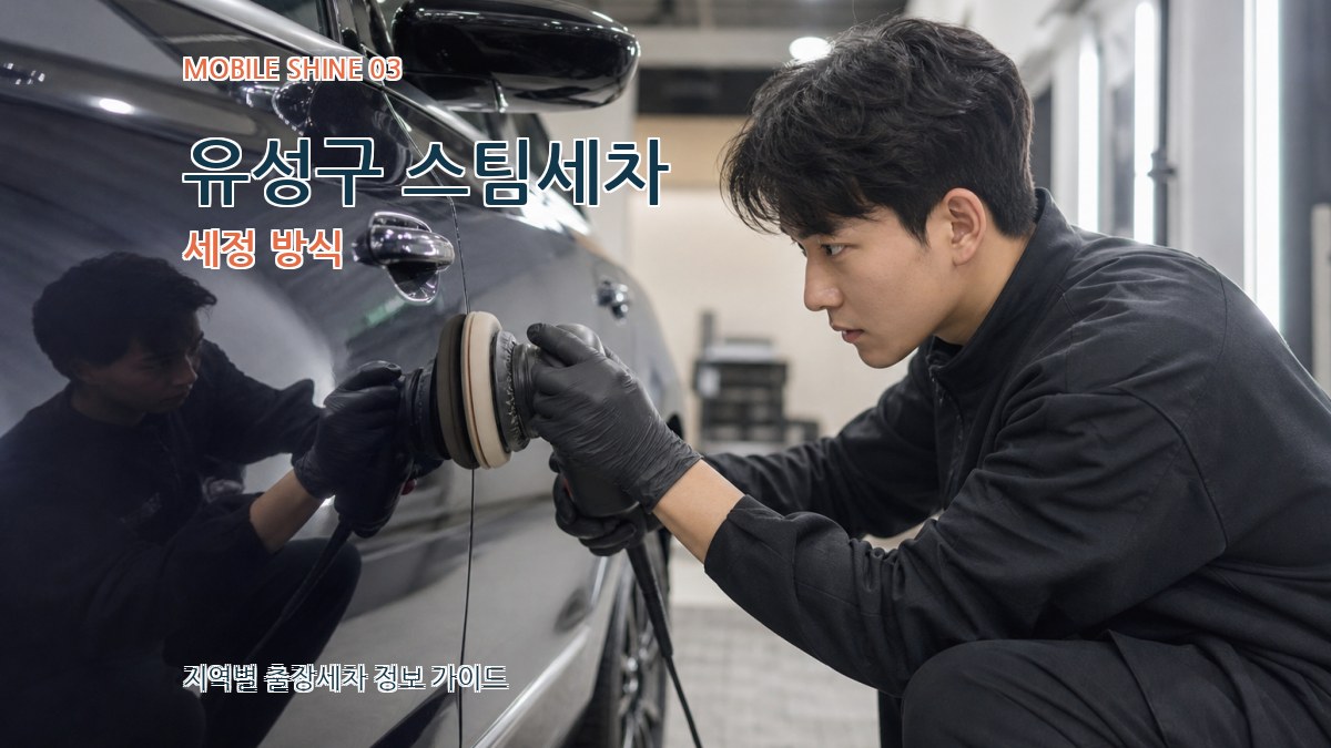 유성구 스팀세차 세정 방식
