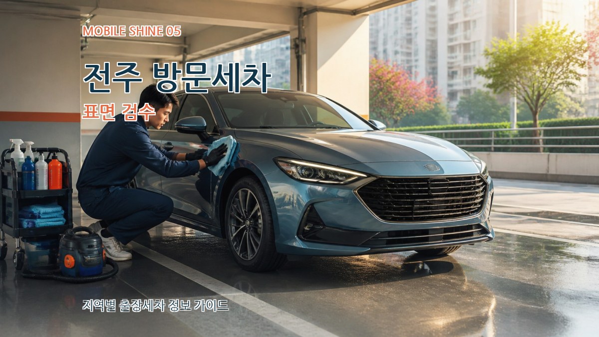 전주 방문세차 표면 검수