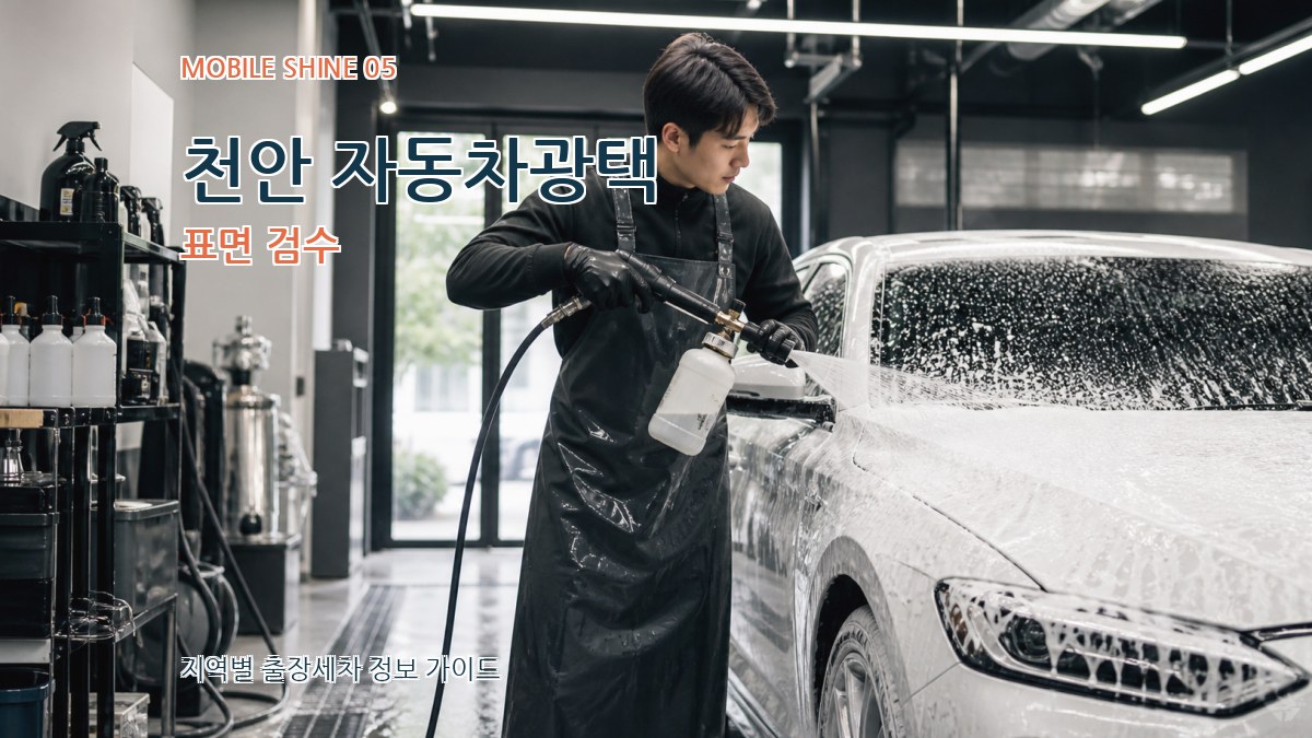 천안 자동차광택 표면 검수