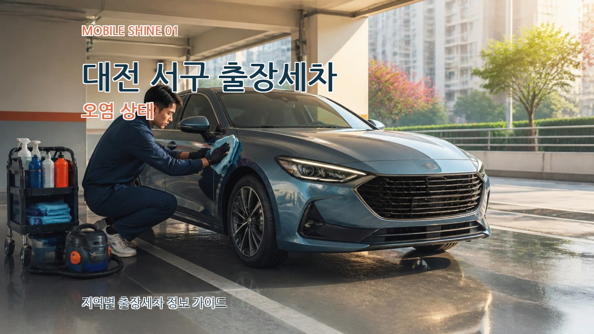 대전 서구 출장세차