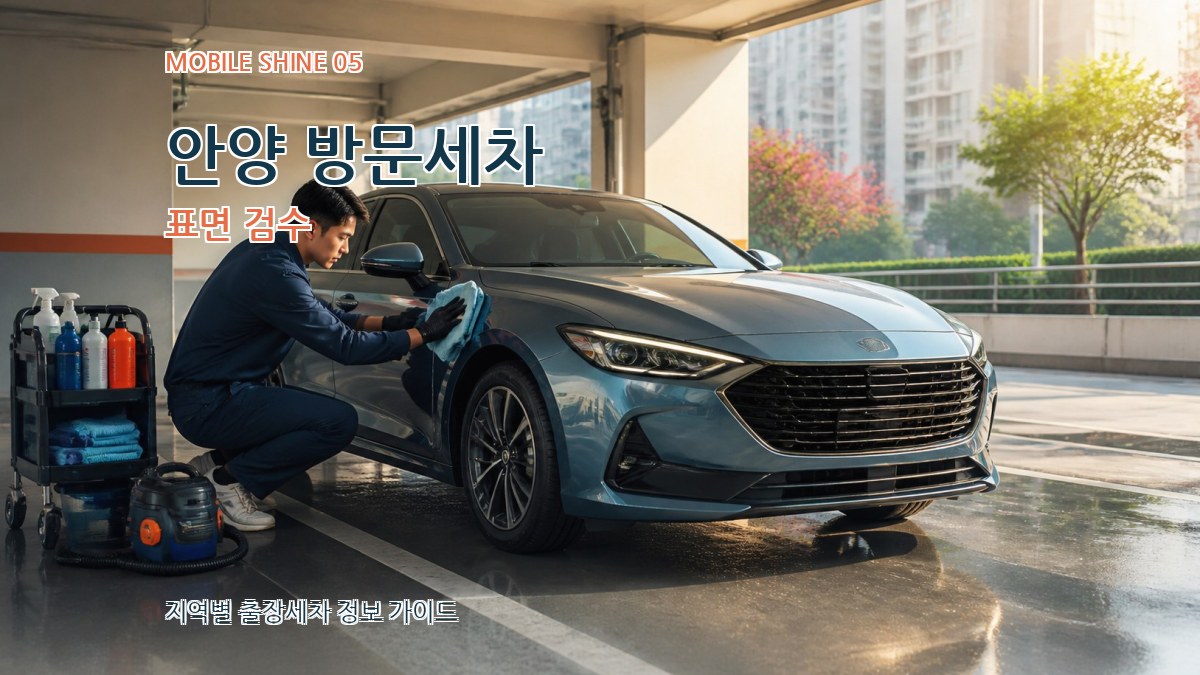 안양 방문세차 표면 검수
