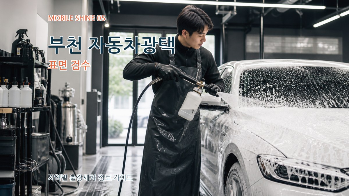 부천 자동차광택 표면 검수