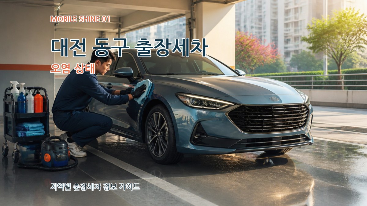대전 동구 출장세차