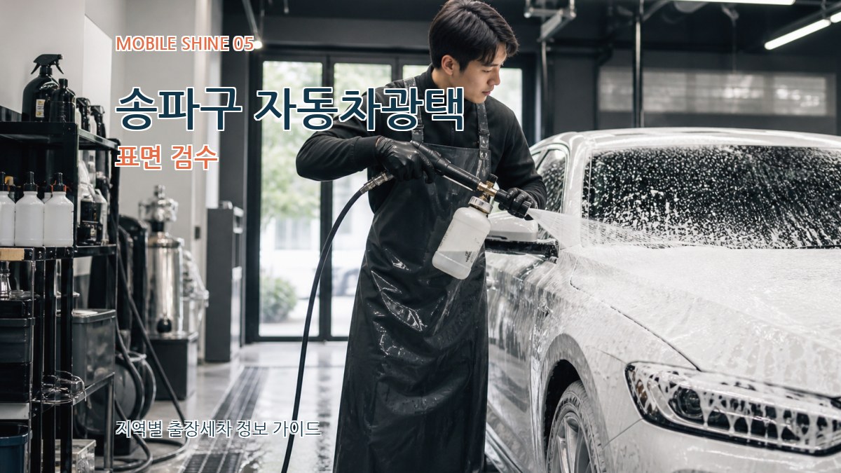 송파구 자동차광택 표면 검수