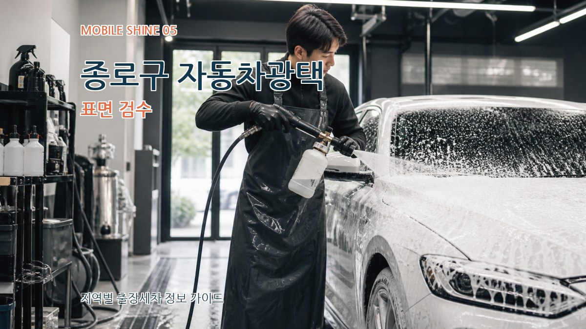 종로구 자동차광택 표면 검수
