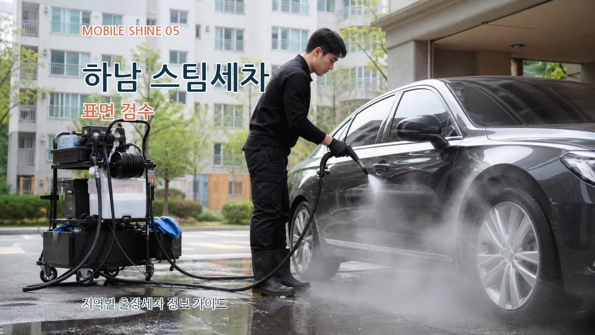 하남 스팀세차 표면 검수
