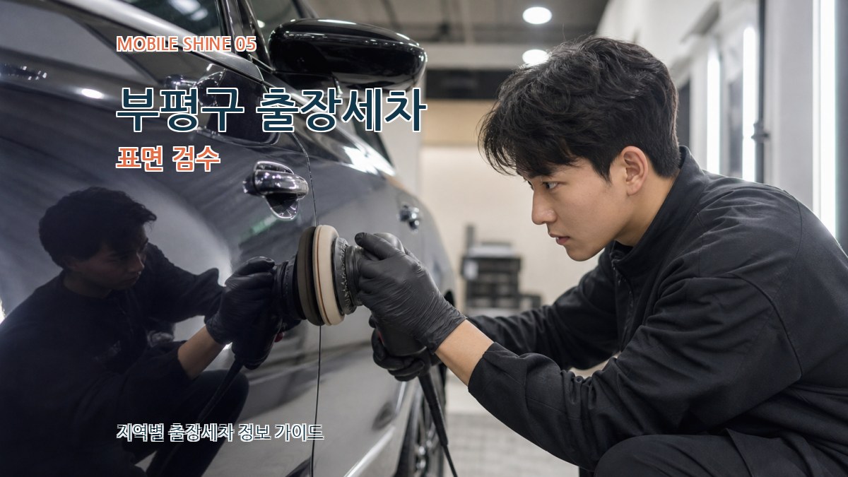 부평구 출장세차 표면 검수