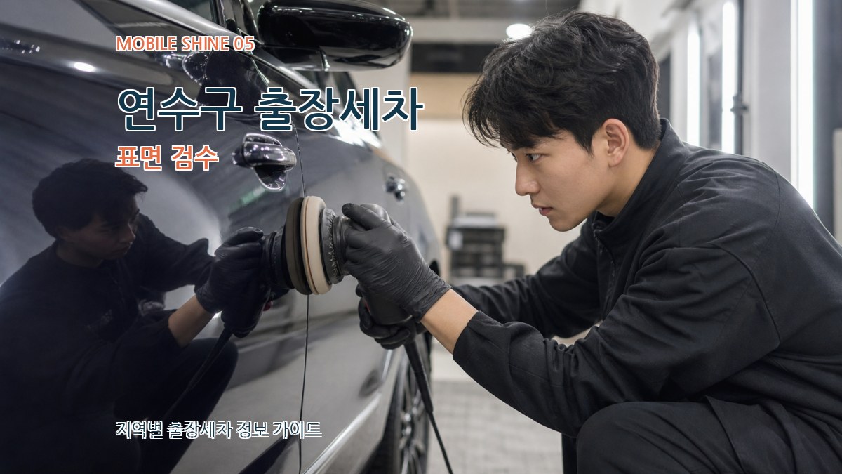 연수구 출장세차 표면 검수