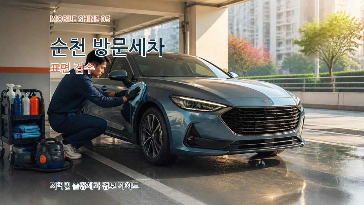 순천 방문세차 표면 검수