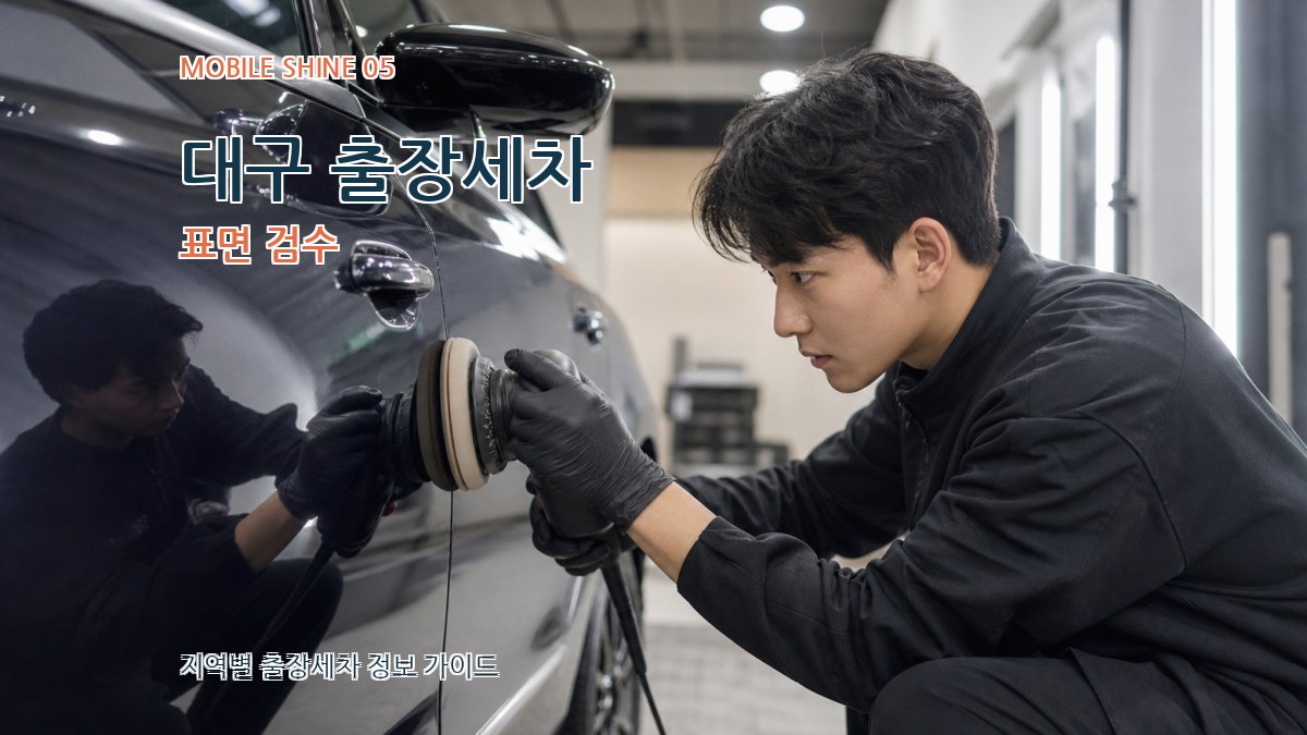 대구 출장세차 표면 검수