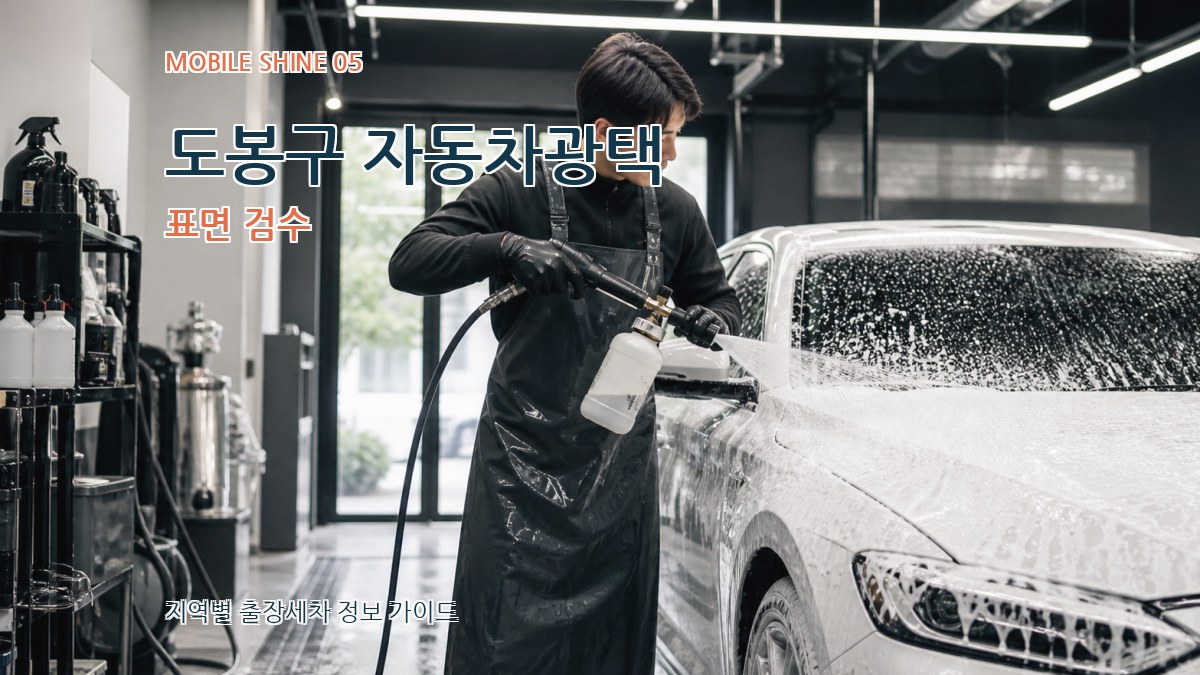 도봉구 자동차광택 표면 검수