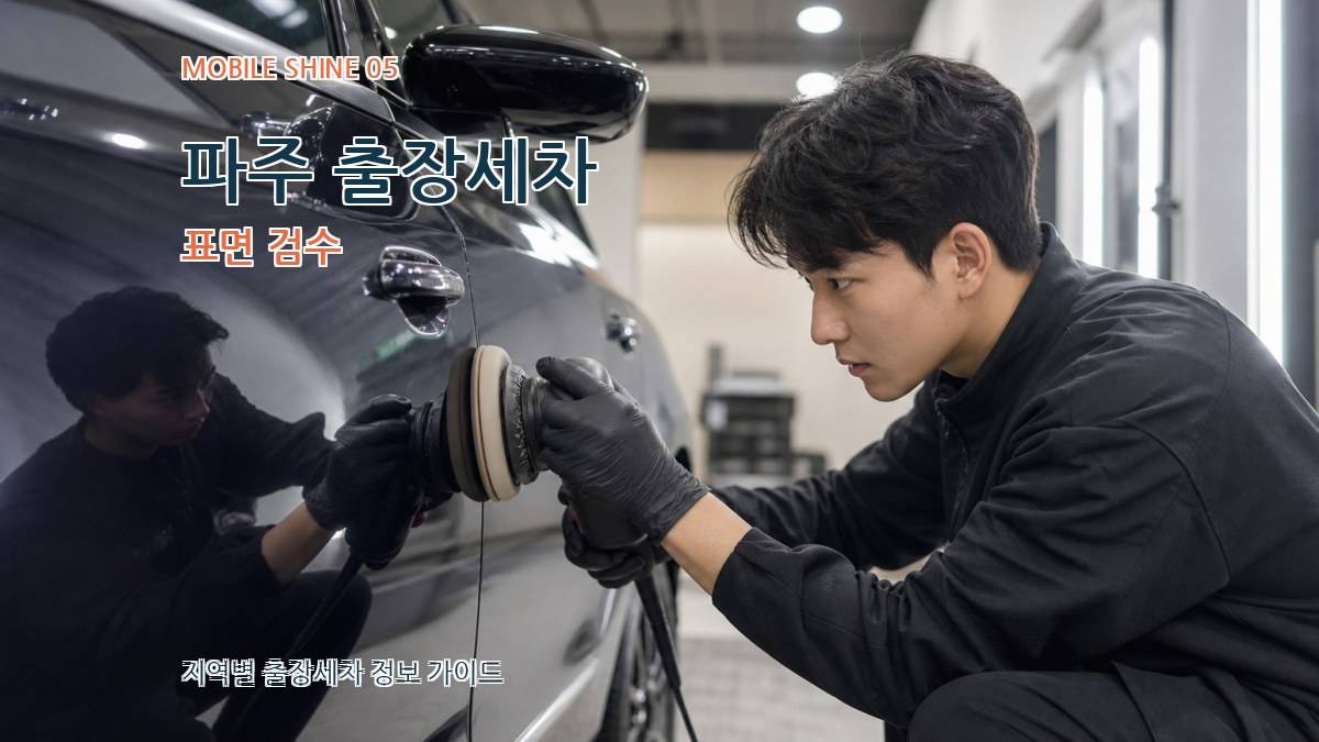 파주 출장세차 표면 검수