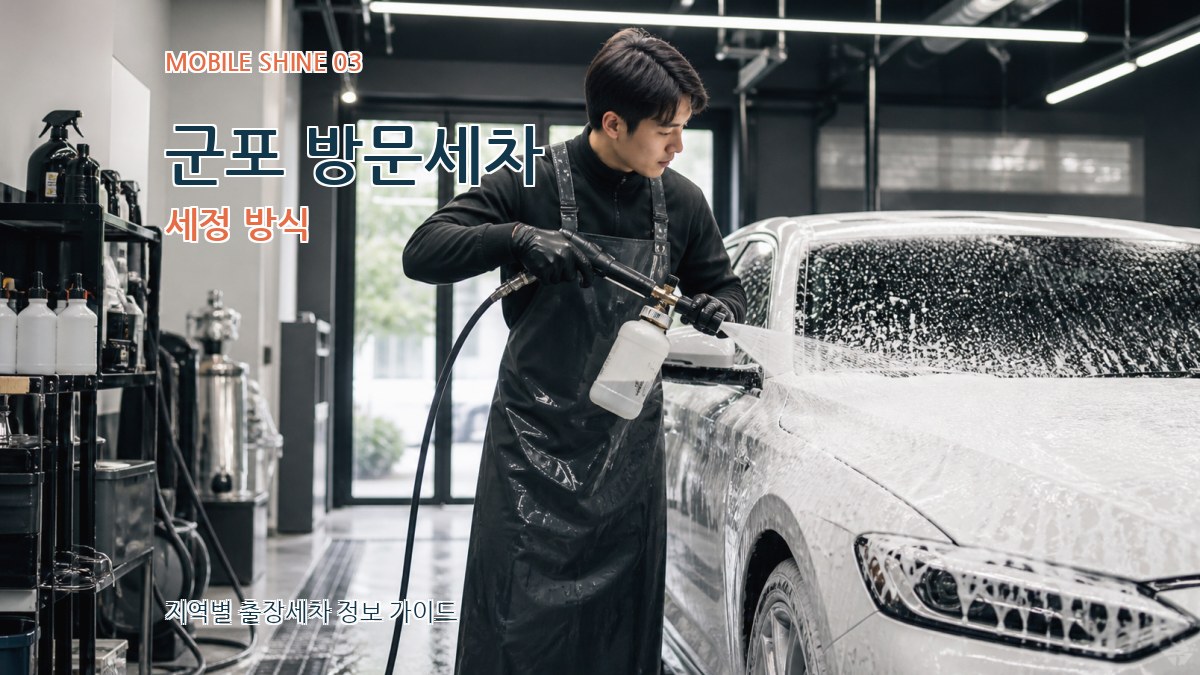 군포 방문세차 세정 방식