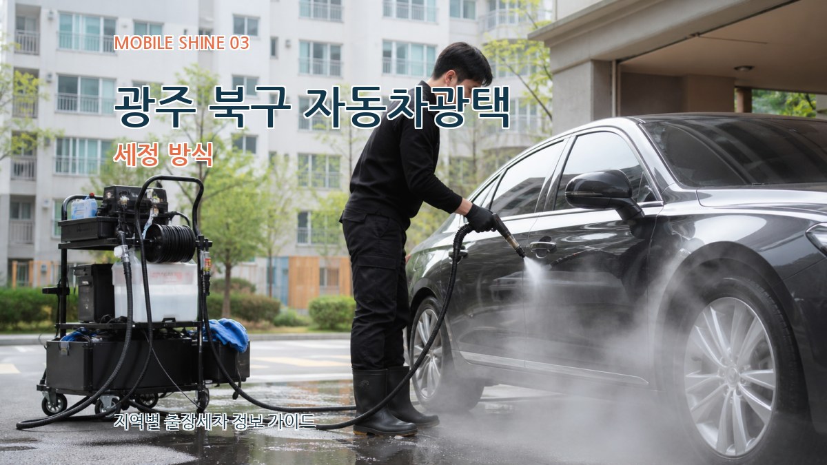 광주 북구 자동차광택 세정 방식