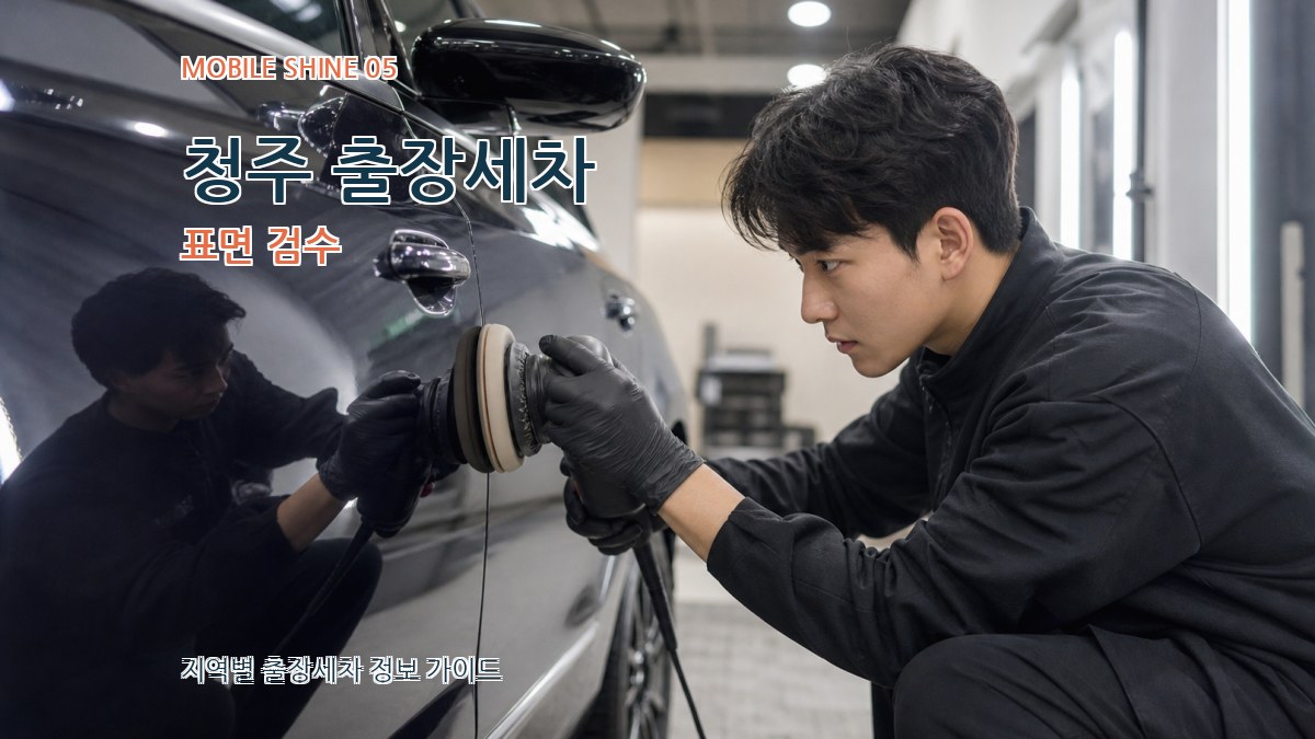 청주 출장세차 표면 검수