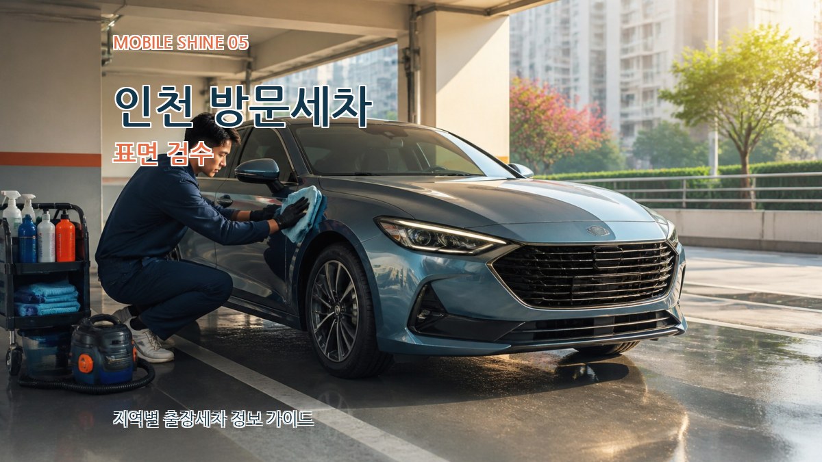 인천 방문세차 표면 검수