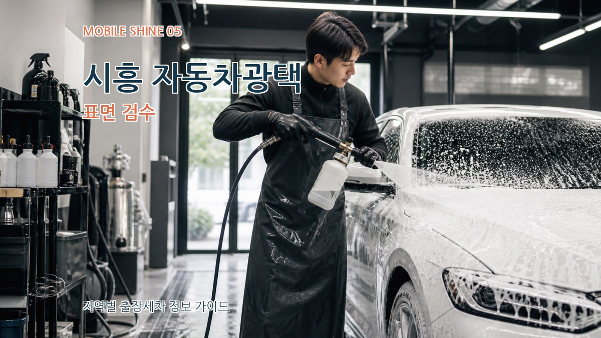 시흥 자동차광택 표면 검수