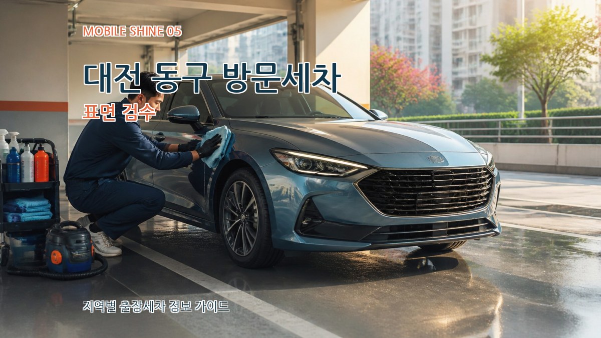 대전 동구 방문세차 표면 검수