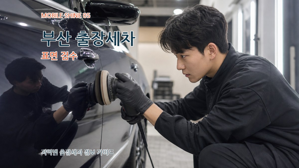 부산 출장세차 표면 검수