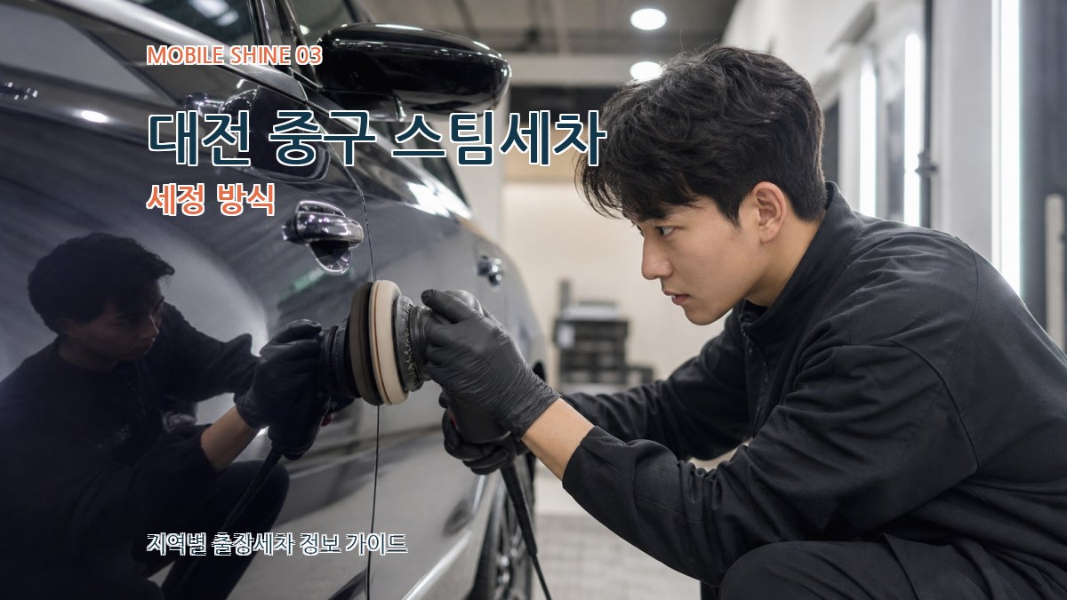 대전 중구 스팀세차 세정 방식