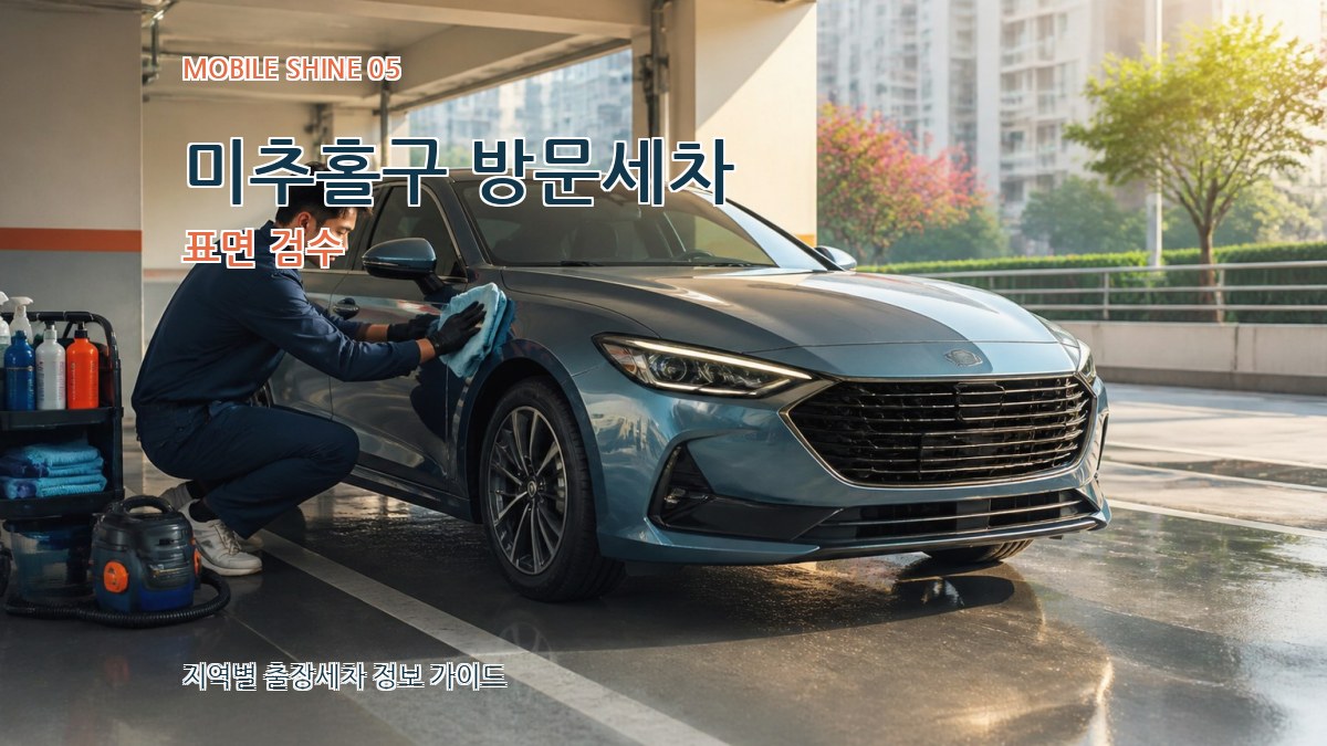 미추홀구 방문세차 표면 검수